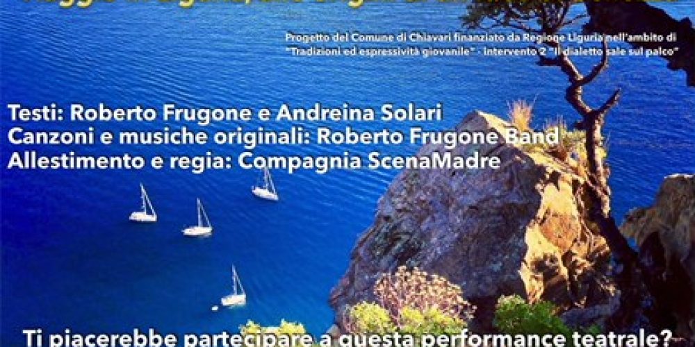 “Liguritudine”: bando per attori, videomaker e scenografi